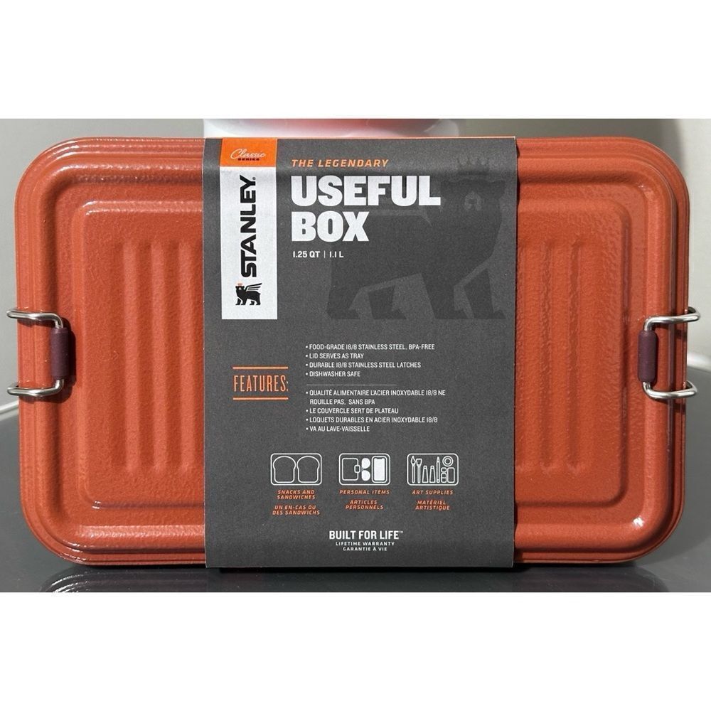STANLEY CLASSIC‎ LEGENDARY USEFUL BOX | 1.25 QT, HAMMERTONE CLAY